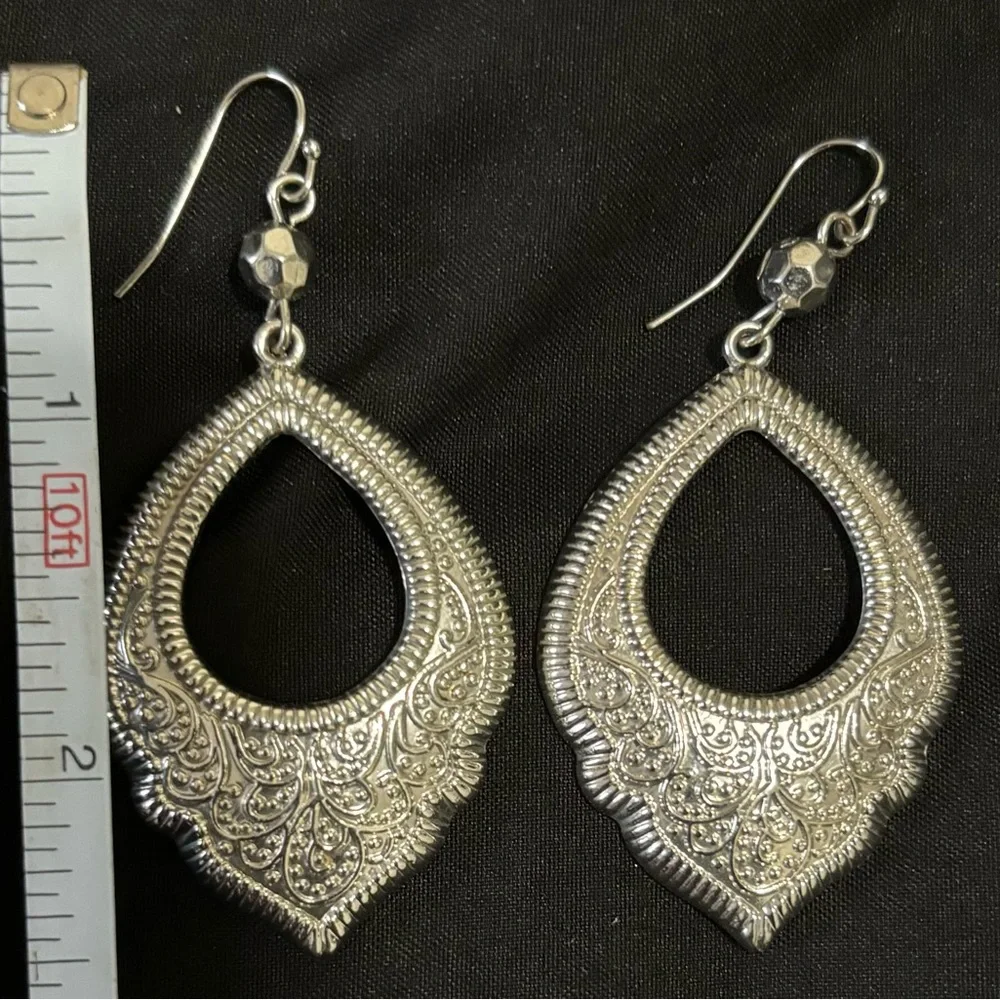Silver Earrings - Picture 2 of 3